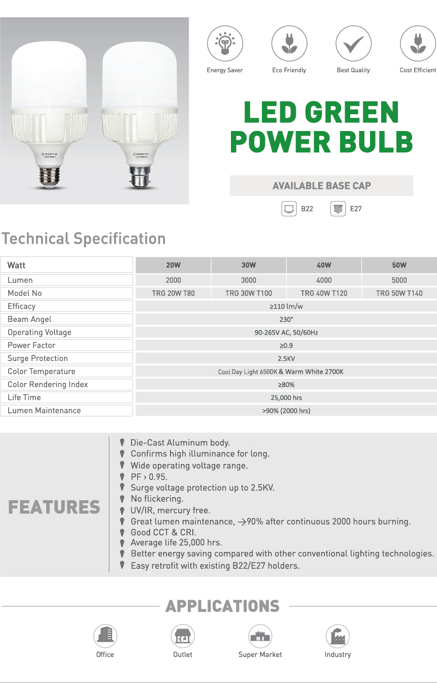 Green Power-03 Transtec LED Green Power