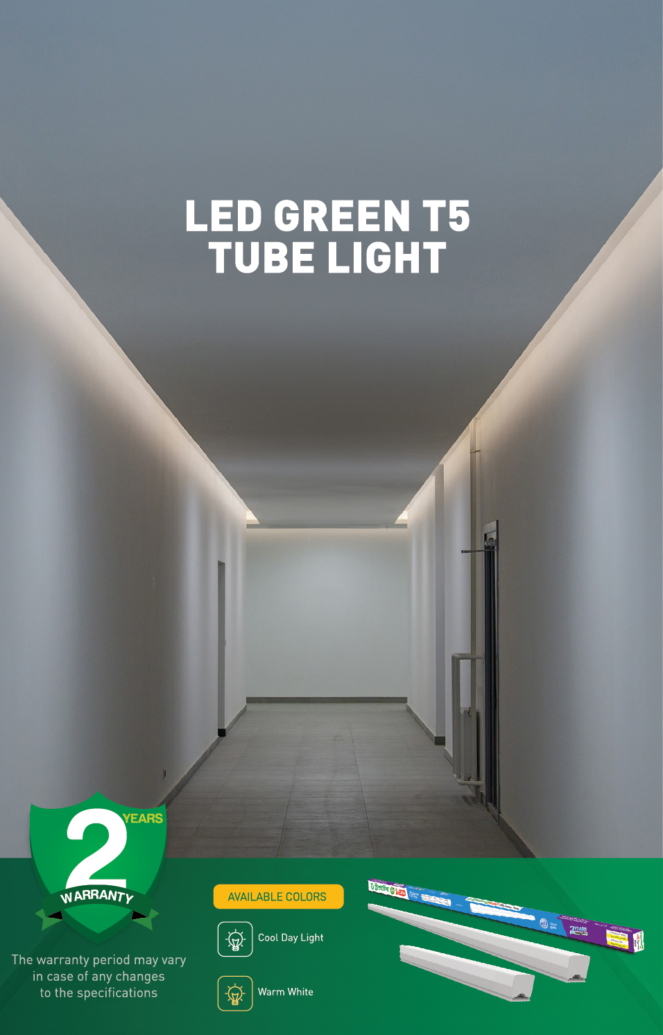 Green T5-02 Led Green Tube Light T5