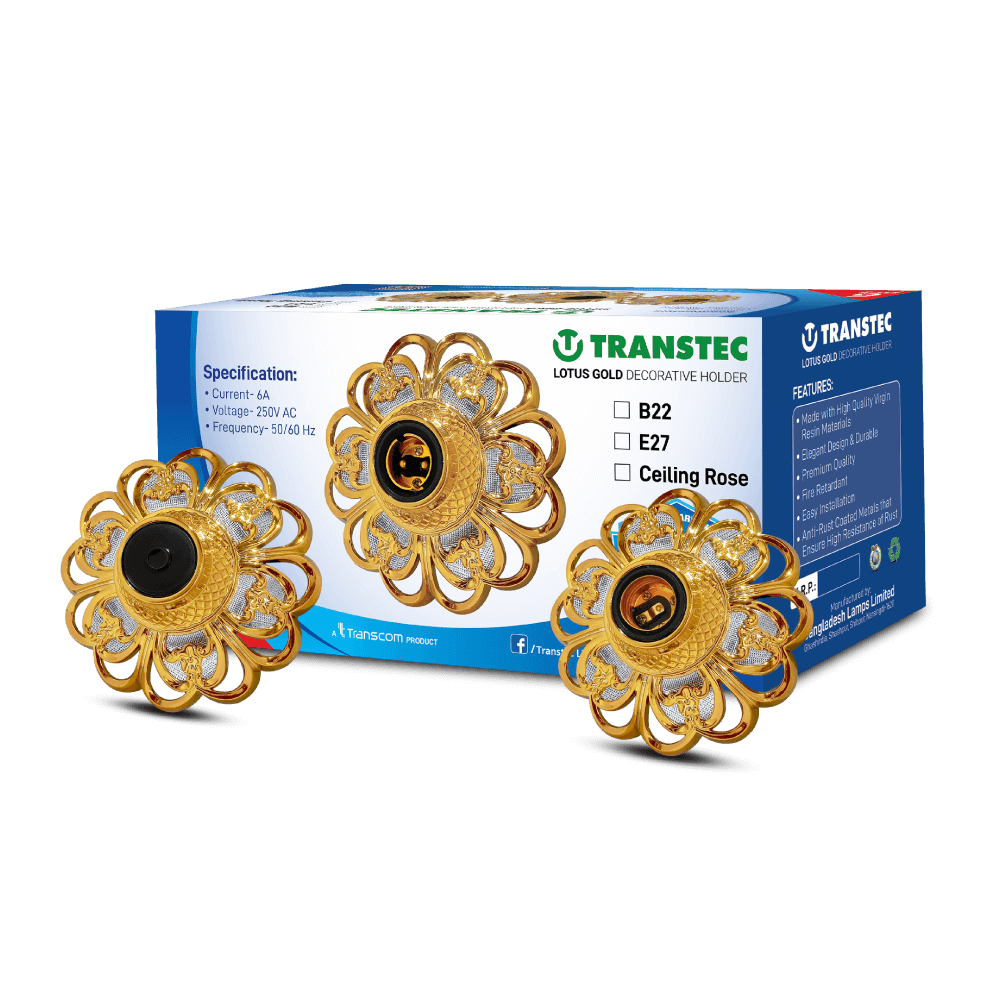 Lotus-gold Lotus Gold Decorative Holder