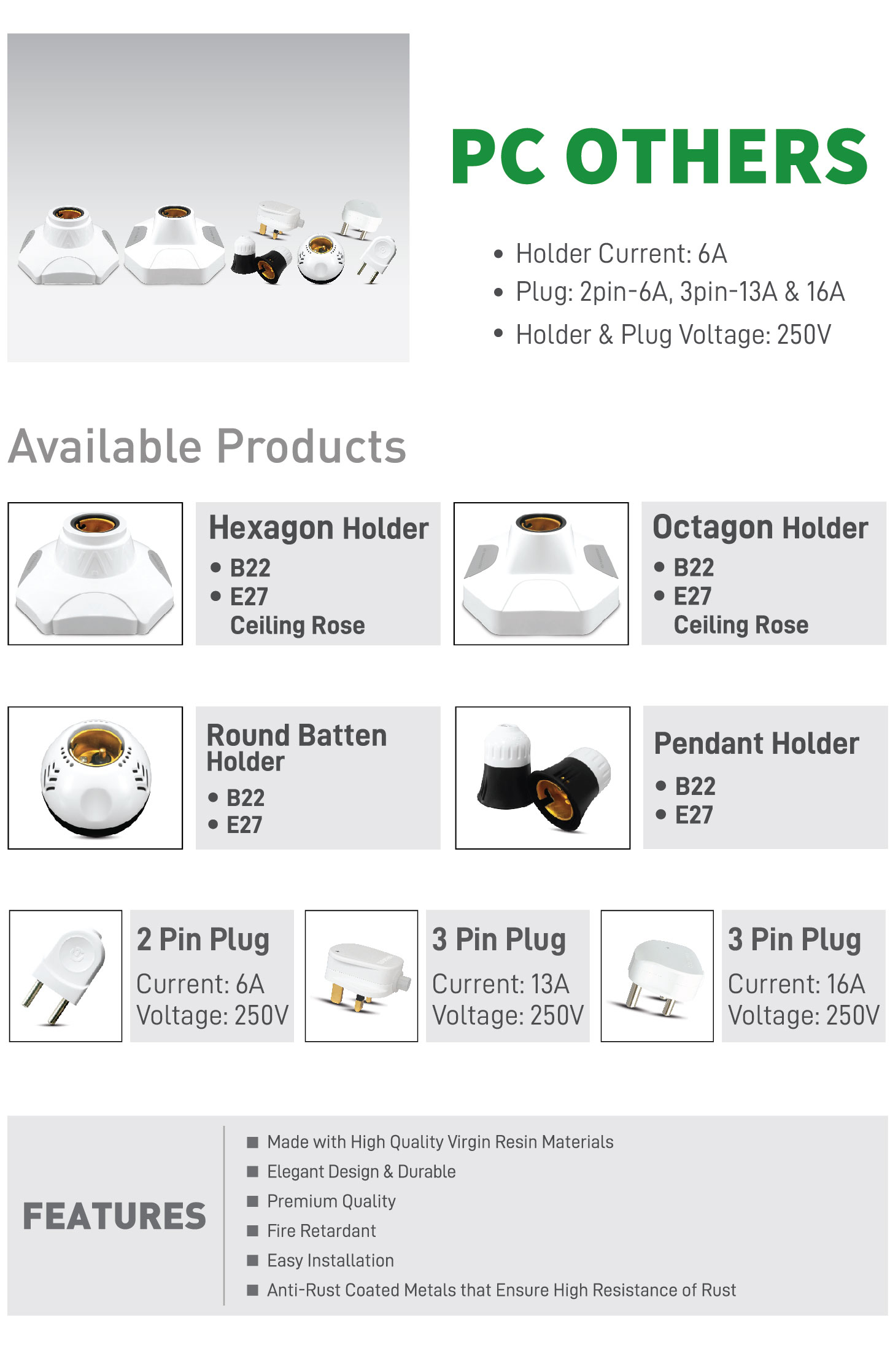 PC Others-03-03-03 holder switch socket