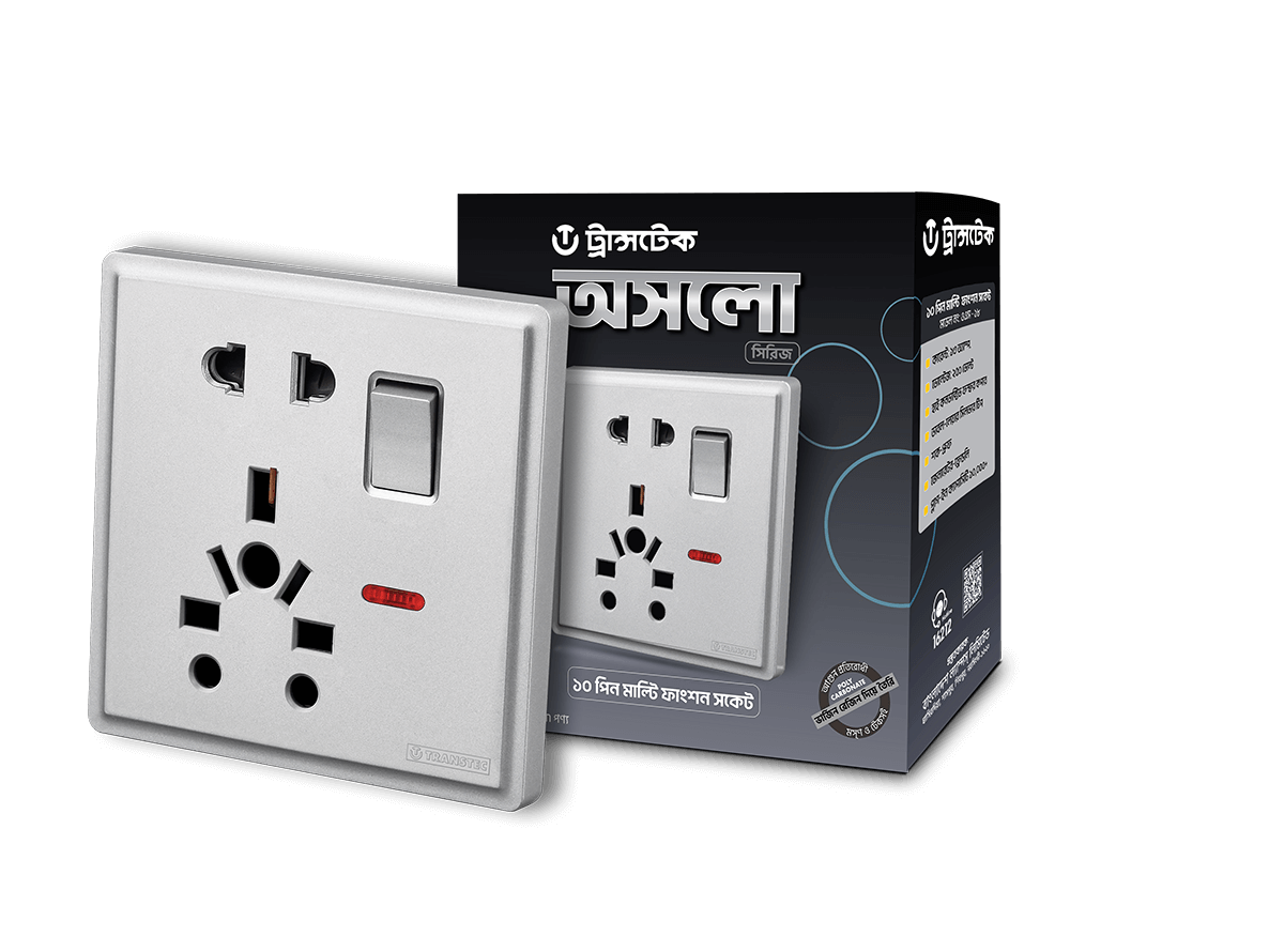 Transtec_OSLO Series_10 Pin Multi-Function Socket Bright-Power.Bulb