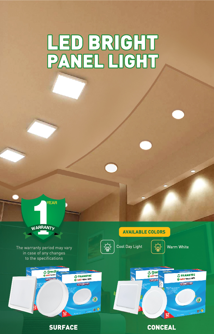 Bright Panel Light-02 Green-LED-Bulb